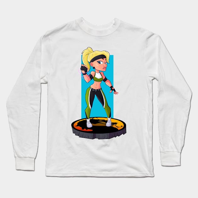 sonya Long Sleeve T-Shirt by dubcarnage